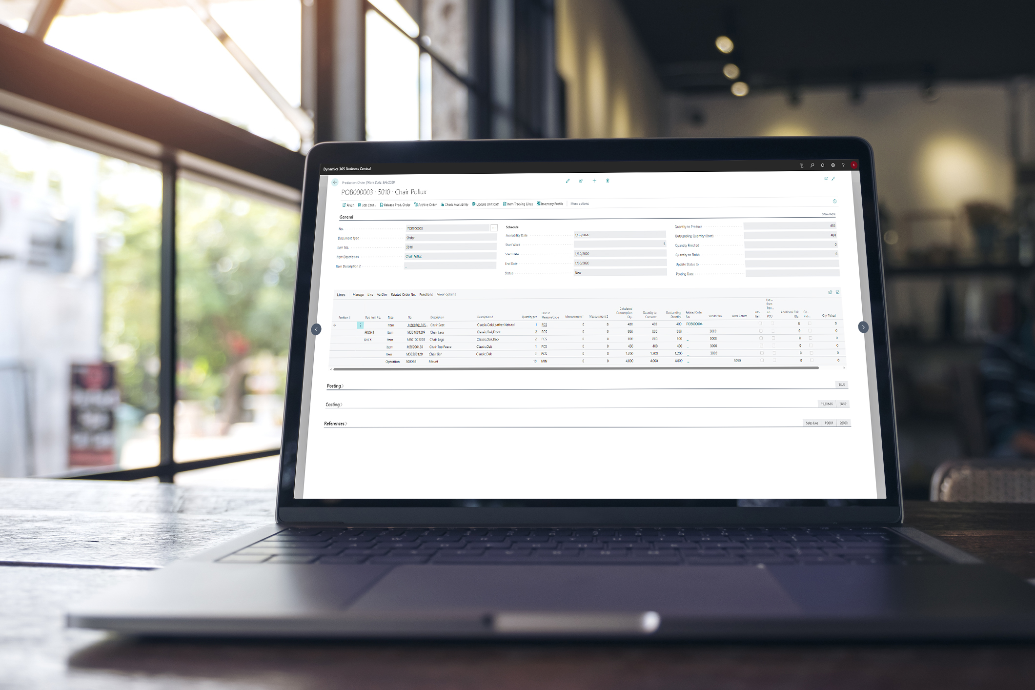 showing a close-up of a computer screen with the TRIMIT manufacturing dashboard
